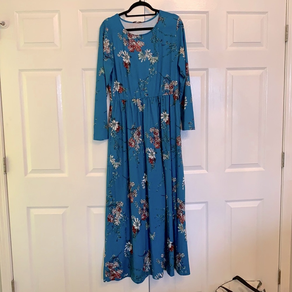 Long sleeve maxi dress